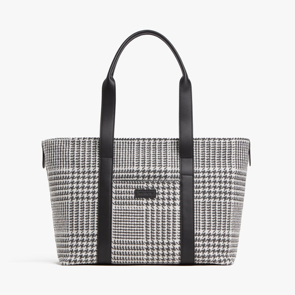 Houndstooth Check | Front view of Metro Tote Houndstooth Check